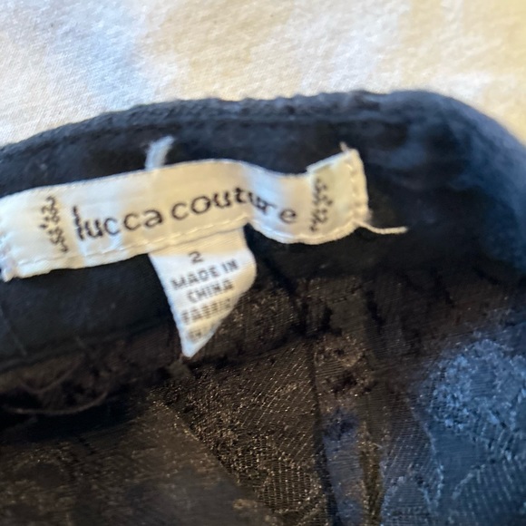 UO Lucca Couture Black High Waist Shorts - Picture 3 of 3